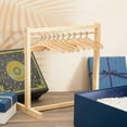 thumbnail image 7 of 11 Pcs Doll Garment Rack with Wooden Dolls Clothes Hanger 11.8 Inches Doll Closet Mini Doll Clothes Hangers Doll Wardrobe Furniture Accessories for Dollhouse Supplies, 7 of 7