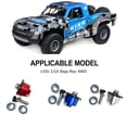 thumbnail image 4 of Eje diferencial Tholdsy de aleación de aluminio RCGOFFLOW 4 Uds para 1/10 Rc LOSI Baja modelo Azul oscuro, 4 of 6
