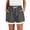 Gray, variant on Womens Cotton Linen Shorts Summer Casual Shorts Drawstring Elastic Waist Beach Vacation Cover up Shorts