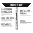 thumbnail image 3 of Voltive 18/4 Speaker Wire - CL3 - In-Wall & Direct Burial - OFC - 250FT - White, 3 of 6