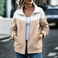 thumbnail image 4 of Lnmiateer Womens Long Sleeve Zip Up Hooded Sweatshirt Lightweight Casual Full Zip Jacket Fashion Outerwear for Autumn & Winter, 4 of 9