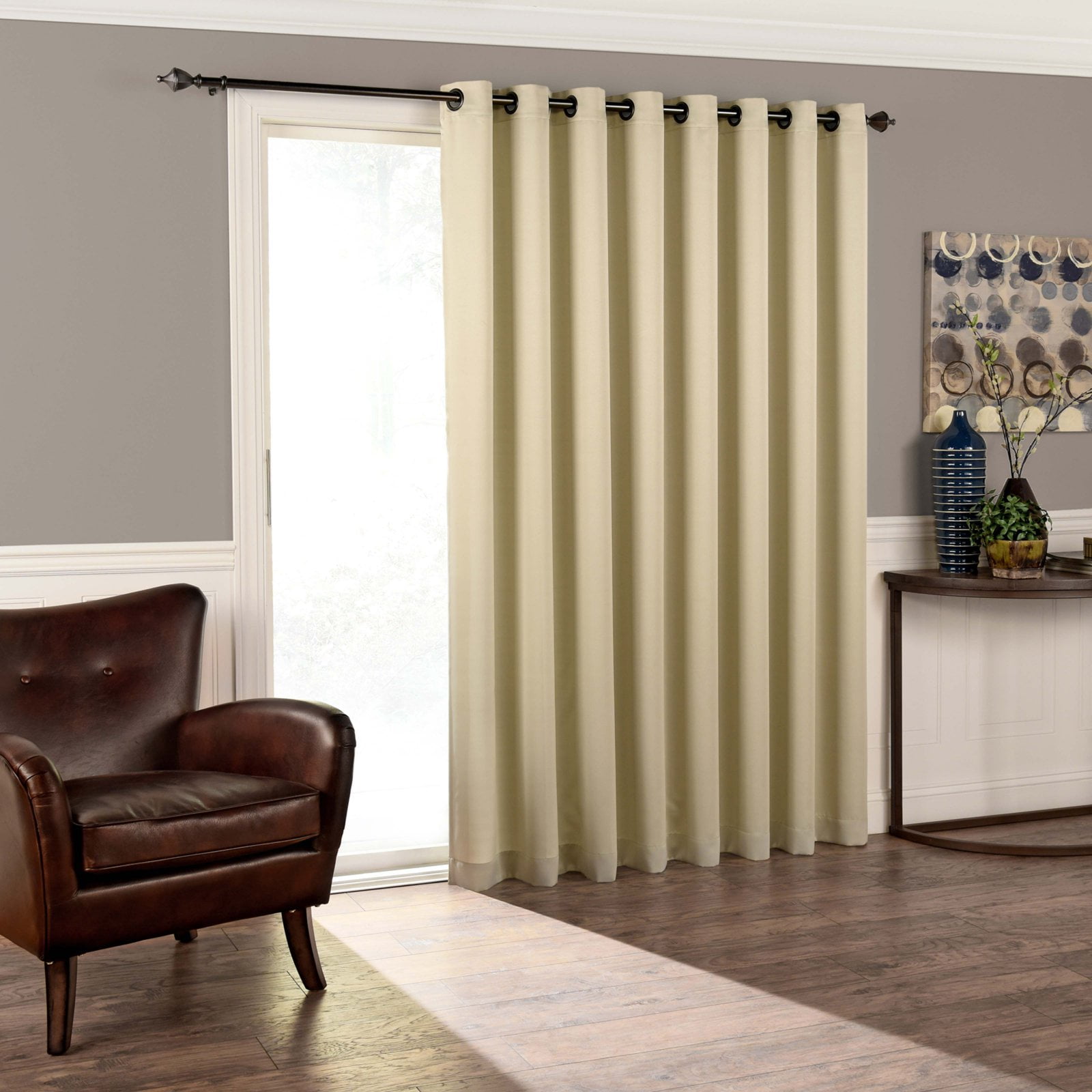 Eclipse Thermal Blackout Tricia Patio Door Window Curtain Panel Walmart Com Walmart Com
