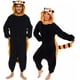 thumbnail image 1 of ¡El disfraz es divertido! Mono para adulto con diseño de animal de Halloween, panda rojo, 1 of 5