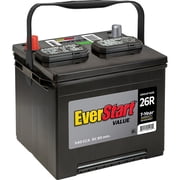 EverStart Value Lead Acid Automotive Battery, Group Size 26, 12 V, 525 CCA
