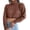 Brown, variant on Vedolay Sweaters for Women 2023 Crewneck Top Casual Comfortable Pullover Top Army Green,M