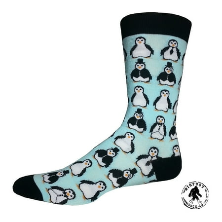 Classy Penguin One Size Fits Most Crew Socks