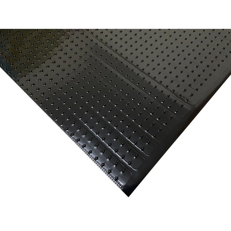 Ottomanson Scrabe Rib Waterproof Non-Slip Rubber Back Solid 2 x 10 Runner  Rug, 2 ft. W x 10 ft. L, Black, Polypropylene Flooring SRT704-2X10 - The  Home Depot
