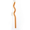 thumbnail image 5 of Joernso High Glass Wavy Straws Reusable Colorful Straws for Juice Tea Coffee Eco-Friendly High Temp Resistant BPA-free Glass Twist Transparent Straw, 5 of 7