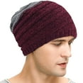 thumbnail image 2 of Winter Hats for Guys Mens Lined Knit Warm Thick Skully Stocking Hat, 2 of 5
