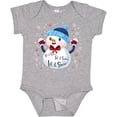 thumbnail image 3 of Inktastic Holiday Snowman Boys or Girls Baby Bodysuit, 3 of 5