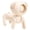 Beige, variant on Dailihome Portable Handheld Fan, Cute Dog Mini Desk Fan, USB Rechargeable Pocket Fan for Travel, 3 Speeds Adjustable Angle, Quiet Personal Fan for Kids, 1pc