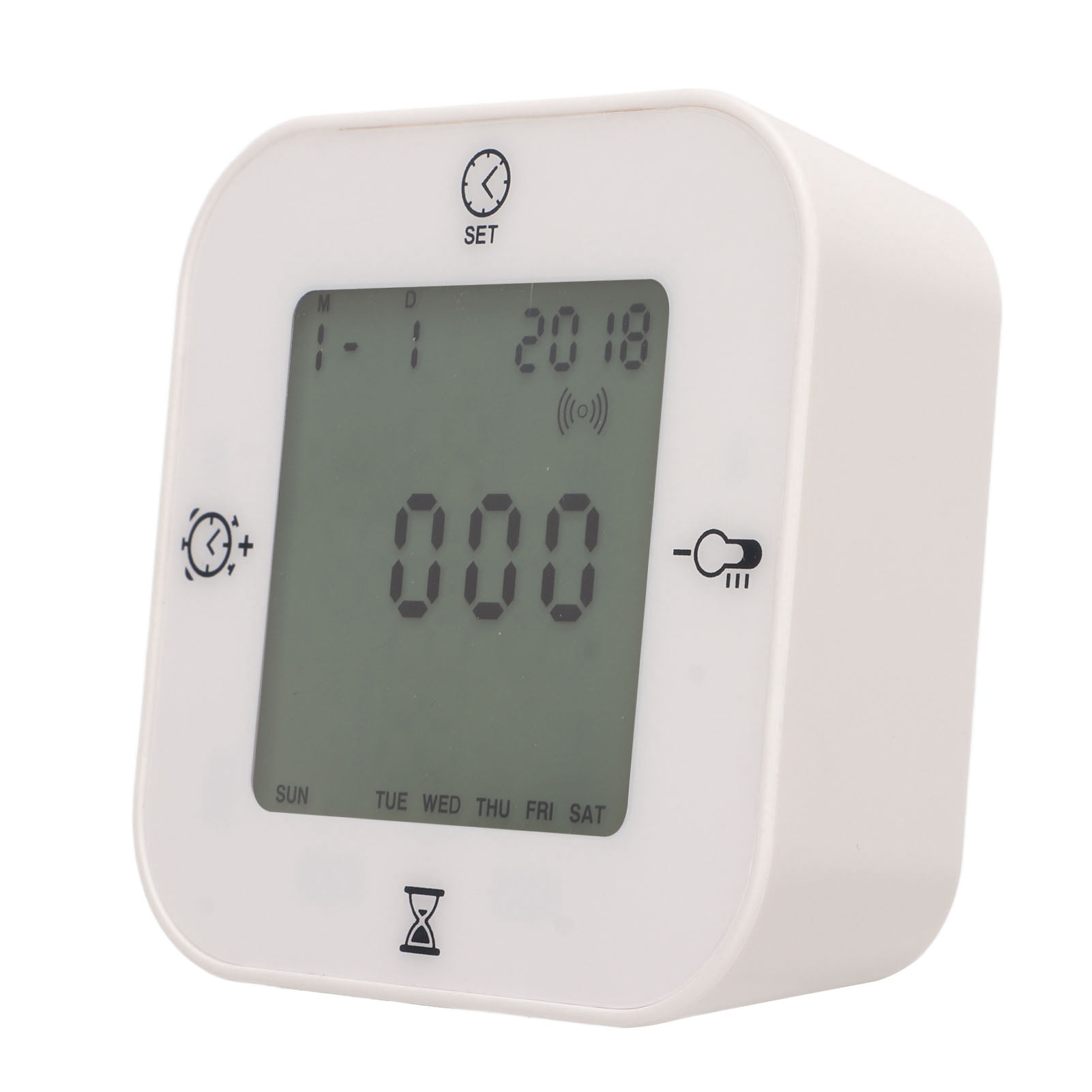 Multifunctional Thermometer Hygrometer Voice Control High Accuracy Digital Clock Temperature Humidity Gauge