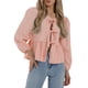 thumbnail image 1 of Camisa PRETTYGARDEN Babydoll Peplum con Lazo Manga Larga XXL, 1 of 8