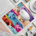 thumbnail image 2 of Alpaca Printed Gaming Mousepad Desk Pad, Square 8.3x9.8 Inch Non-Slip Rubber Bottom Mouse Mat for Office and Gaming, 2 of 6