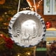 thumbnail image 5 of Renos Decoración de Navidad Decoraciones de Navidad de Acrílico Circular, Renos Colgando Signos, Decoraciones de Pared de Vacaciones Chimenea Decoraciones de Navidad, 5 of 6