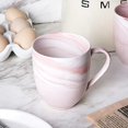 thumbnail image 5 of Stone Lain Marble Porcelain Dinnerware Set, 32 Piece Service for 8, Matte Pink, 5 of 5