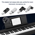 thumbnail image 4 of Advancent Adaptador USB tipo c para el hogar y la Oficina con equipo de conector, dispositivo convertidor de adaptación rápido de a Accesorios para instrumentos musicales Cabeza recta/Gris, 4 of 6