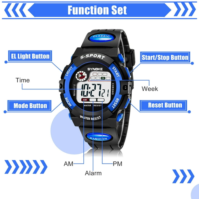 How to set kids digital watch sales