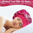 thumbnail image 5 of 4Pack Silk Bonnet for Sleeping Satin Hair Wrap Bonnets with Elastic Soft Band, 5 of 6
