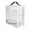 White, variant on Riousery Miniature ITX PC Case, White Acrylic Portable Desktop Computer Chassis, 360 Degree Open Airflow, Supports FLEX Power & 190mm GPU, 9.06x8.07x4.72 inches / 23x20.5x12 cm