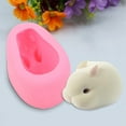 thumbnail image 3 of Dekaim Baking Mold, 1Pc Silicone Rabbit Baking Mold for DIY Chocolate Fondant Decorating Cake Mould(S), 3 of 7