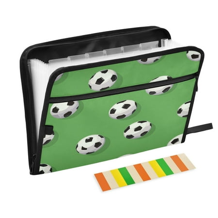 Folder Waterproof A4 Size File Folder Home Work Office Categorized Storage File Manager 13 Individual Pockets Soccer Balls Pattern Folder Waterproof A4 Size File Folder Home Work Office Categorized Storage File Manager 13 Individual Pockets Soccer Balls Pattern