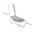 LOLIPPYY Iron Feeding Spoon For Garden Use Grey Iron Ladle For Water ...