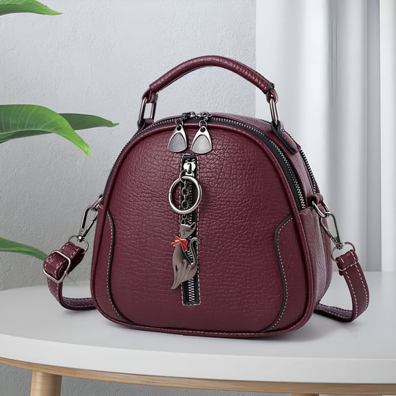 AOMRCOL Women Bucket Crossbody Bags Vintage Top Handle Tote Satchel Shoulder Purse and Handbag Bucket Purses for Women