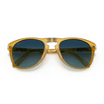 thumbnail image 4 of Persol Men's PO0714SM Steve McQueen Aviator Sunglasses, Opal Yellow/Blue Gradient Polarized, 54 mm, 4 of 6