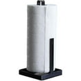 thumbnail image 4 of LZCKDPX Paper Towel Holder Countertop, Black Paper Towel Stand with Portable Design and Weighted Base, Stainless Steel Heavry Duty Paper Towel Roll Holder for Kitchen Bathroom,white, 4 of 7