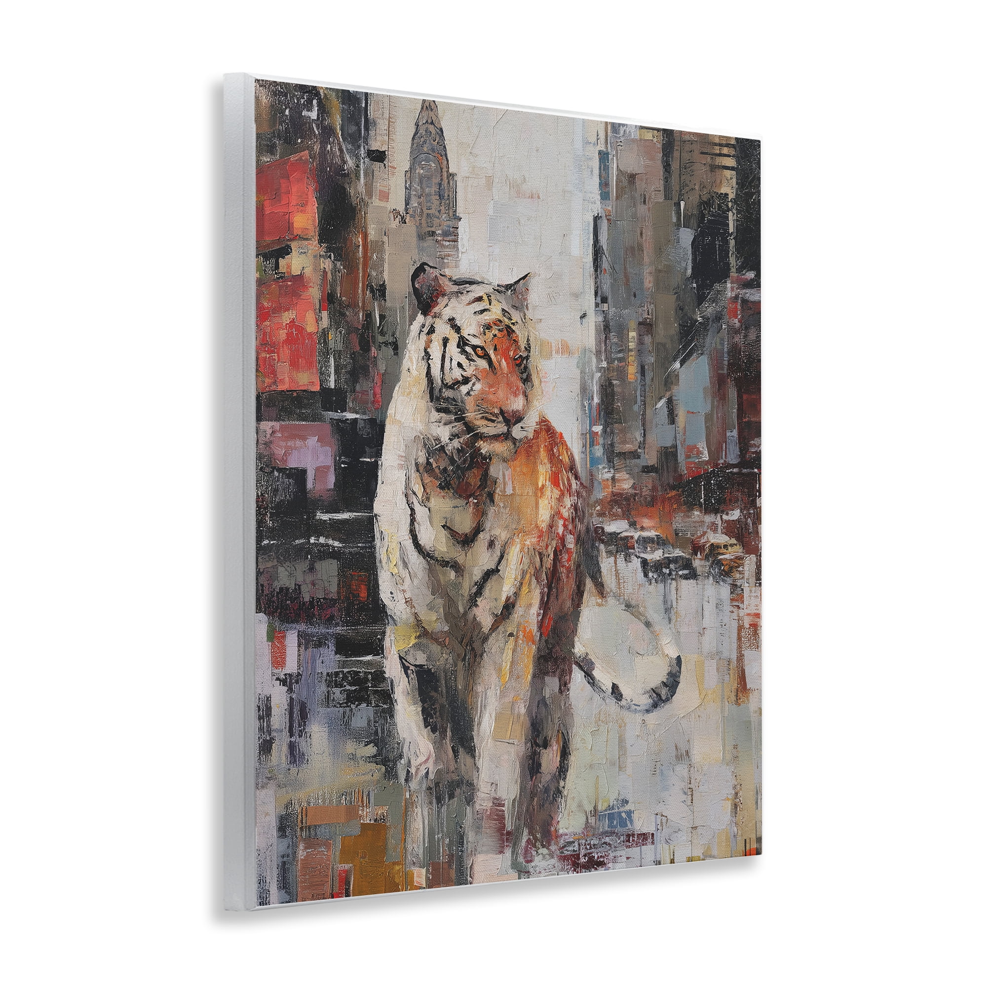 Stupell Industries Concrete Predator Roaming City Wall Plaque Art, design by Svetlana Aleynikova