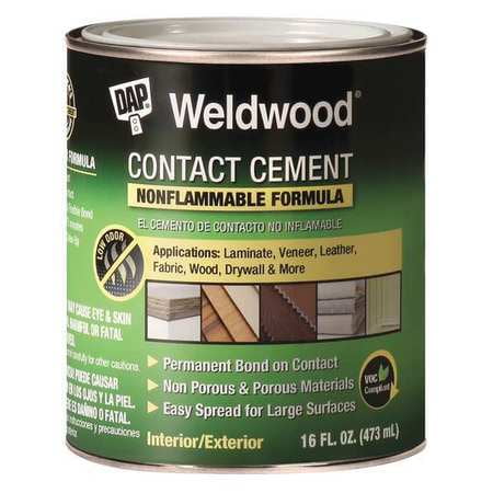 Contact Cement - DAP 25332 1 Quart Non Flammable Contact Cement