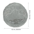 thumbnail image 2 of Pierre Tombale Décorative en Résine pour Animaux de Compagnie, Pierre Tombale Créative en Résine pour Chien, Pierre Tombale Commémorative pour Animaux de Compagnie, 2 of 8