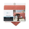 thumbnail image 3 of Mainstays Yale Solid Fabric Table Throw, Brick, 50"W x 50"L, 1 Piece, 3 of 8
