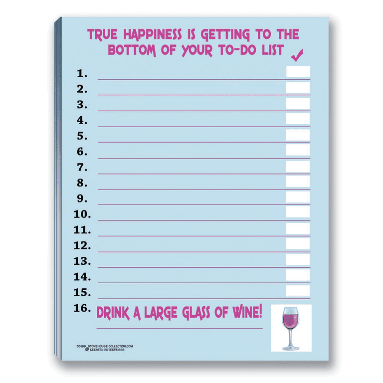 Funny Notepads Assorted Pack - 4 Novelty Notepads - Funny Office Supplies -  To Do List - 682 