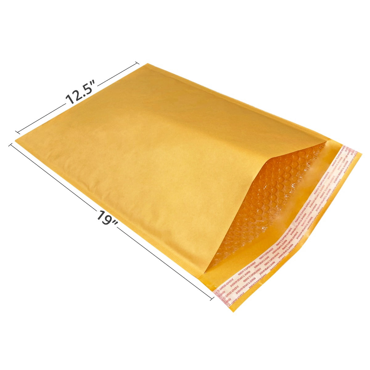 StarBoxes 50 Kraft Bubble Mailers 12.5x19" - #6 Self-Seal Padded Envelopes