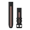 thumbnail image 1 of Correa Para Reloj Garmin Quickfit De 22 Mm - Correa De Silicona Negra/Roja Llama, 1 of 1