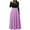 Pink, variant on Antinious Women Elegant Princess Long Dress Solid Crew Neck Long Sleeve Formal Dress Wedding Guest Dress,Birthday Dresses for Women,Women Party Dress,Blue,XL