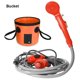 thumbnail image 5 of Advancent Herramientas de ducha de coche para acampar, Kit de baño para exteriores, cabeza recargable, plegable para senderismo, floración, carpas Naranja con balde, 5 of 6