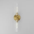 thumbnail image 3 of 26370CLNAB Maxim Lighting Equilibrium - 12W 2 LED Wall Sconce-25 Inches Tall and 6 Inches Wide-Natural Aged Brass Finish, 3 of 5
