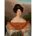 thumbnail image 2 of Anonymous 12x14 Gold Ornate Wood Frame and Double Matted Museum Art Print Titled - Portrait of Joanna Grudzińska, 2 of 4