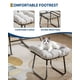 thumbnail image 3 of Yeshouse Mecedora Papasan extragrande para patio, con otomana, capacidad de 203 kg, resistente a la intemperie, de ratán sintético, para porche, patio y balcón, 3 of 8