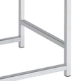thumbnail image 4 of Vanity Stool with Leatherette Seat and Tubular Frame Black, 4 of 5