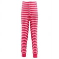 thumbnail image 4 of Hudson Baby Child Girl Cotton Pajama Set, Dark Pink Stripe, 8 Years, 4 of 4