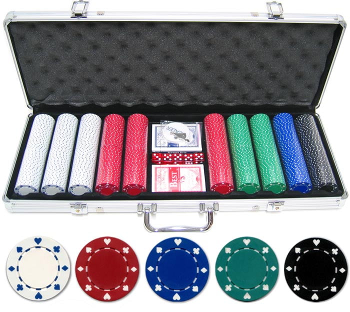 New 1000 Suited 11.5g Clay Poker Chips Set with Aluminum Case Pick Chips! 