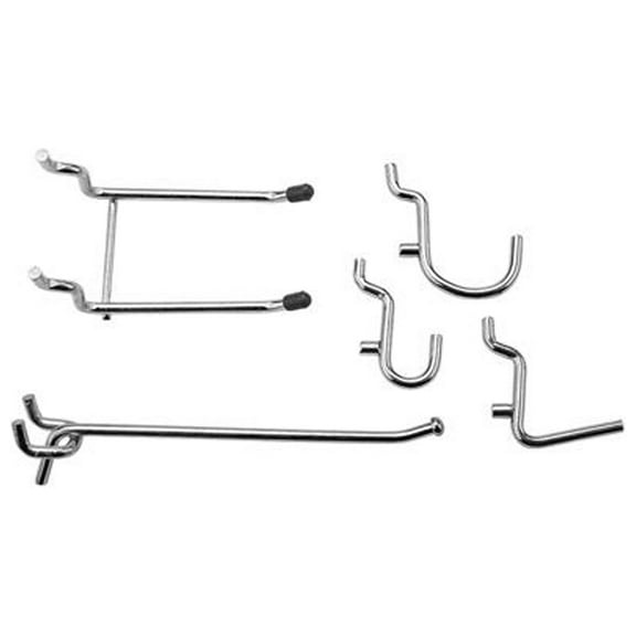 National Hardware N182-002 20-Pc. Pegboard Garage/Workshop Hook Kit - Quantity 6
