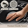 thumbnail image 6 of ODIKA 8'x10' Washable Area Rug Non-Shedding, Easy Care, Vinyl Note Record Album Disc Motif Border Round Cd Themed Music Flowing Dynamic for King Size Bedroom Under Bed, Master Suite, 6 of 7