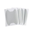 thumbnail image 2 of Transemion Car Door Handle Sticker Fiber Film Anti-scratch Universal Auto Handle Cover Silver 1Set, 2 of 6