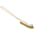 thumbnail image 4 of Unique Bargains 8.7" Long Handheld Metal Handle Bent Head Brass Wire Cleaning Brush, 4 of 4
