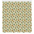 thumbnail image 3 of Ambesonne Animal Shower Curtain, Bear Rabbit Lion Pig, 69"Wx70"L, Multicolor, 3 of 3